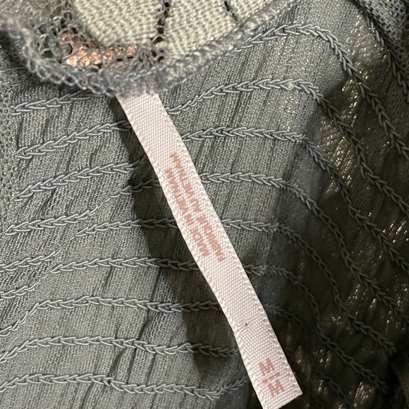 Free People Lucinda Lace Midi Dress in Lilypad Combo - Picture 7 of 8